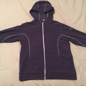 purple Columbia zip up sweatshirt
